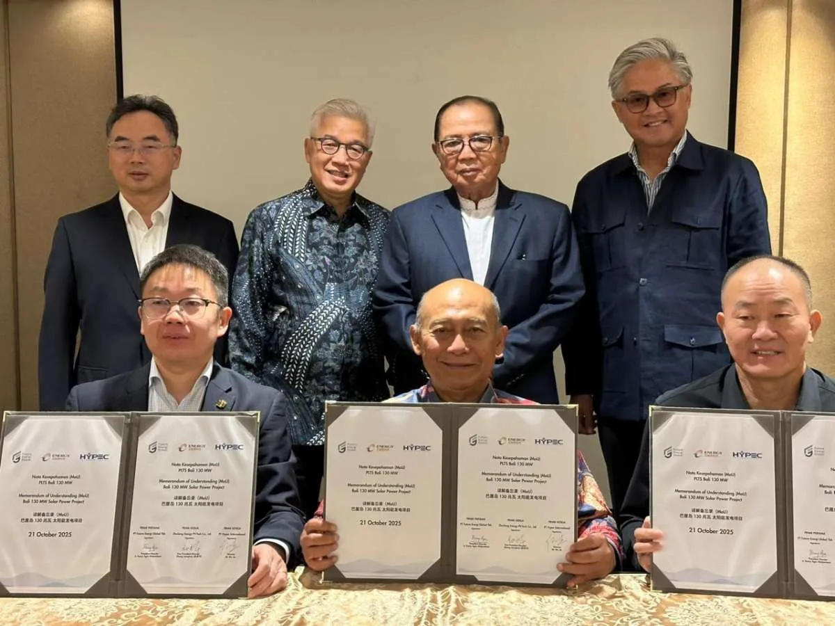 Futura Energi Global (FUTR) Gaet Zhejiang Energy & Hypec Kembangkan Proyek PLTS 130 MW di Bali