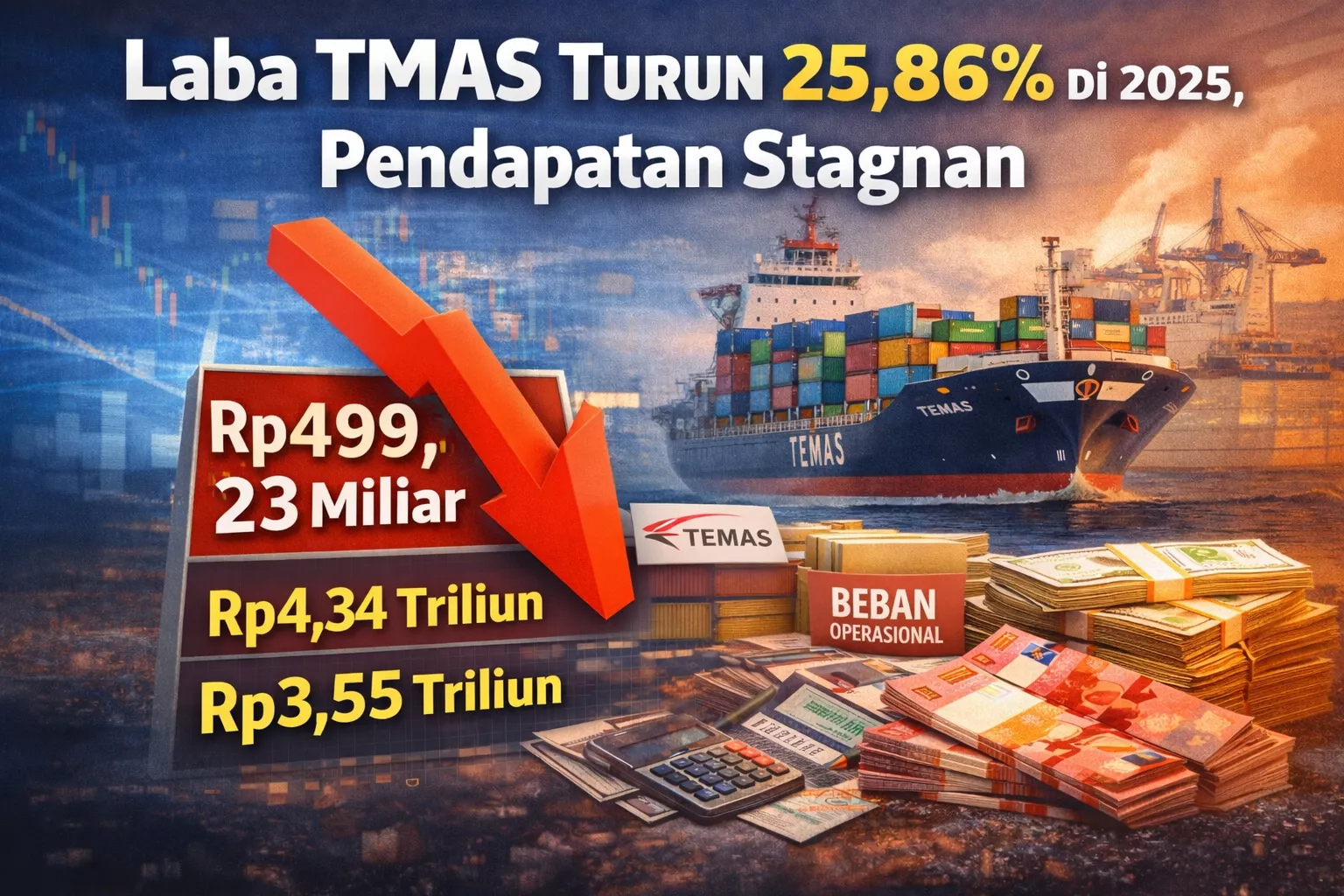 Laba TMAS Turun 25,86 Persen pada 2025 Meski Pendapatan Stabil