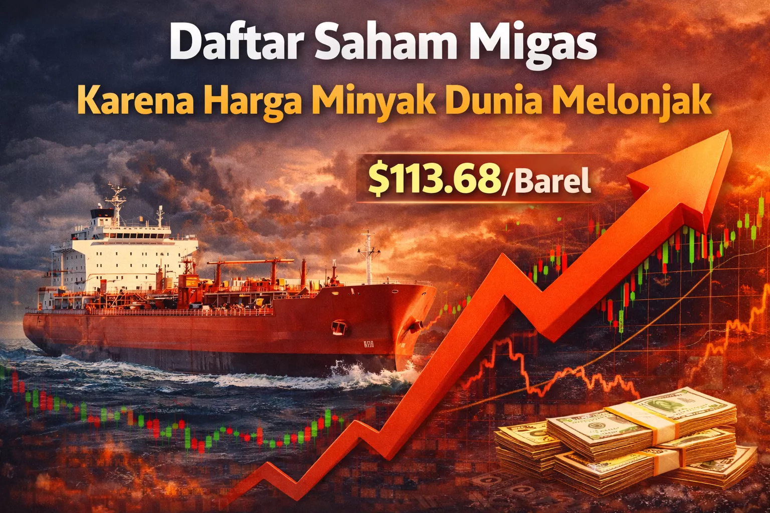 Daftar Saham Migas Karena Harga Minyak Dunia Melonjak